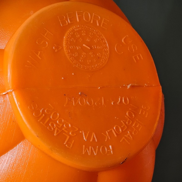 Rare Vintage Jack-O-Lantern Pumpkin Candy Bucket - Picture 5 of 6